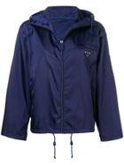 Prada Hooded Waterproof Jacket - Blue