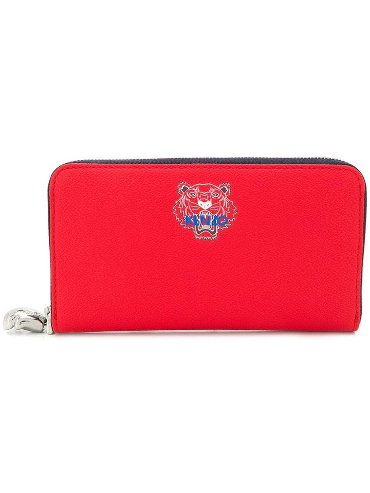 Kenzo Tiger Continental Purse - Red