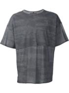 Siki Im Layered T-shirt, Men's, Size: Large, Grey, Cotton