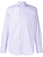 Canali Woven Long-sleeved Shirt - Purple