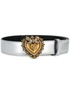 Dolce & Gabbana Sacred Heart Belt - Silver