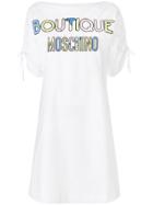 Boutique Moschino Printed T-shirt Dress - White