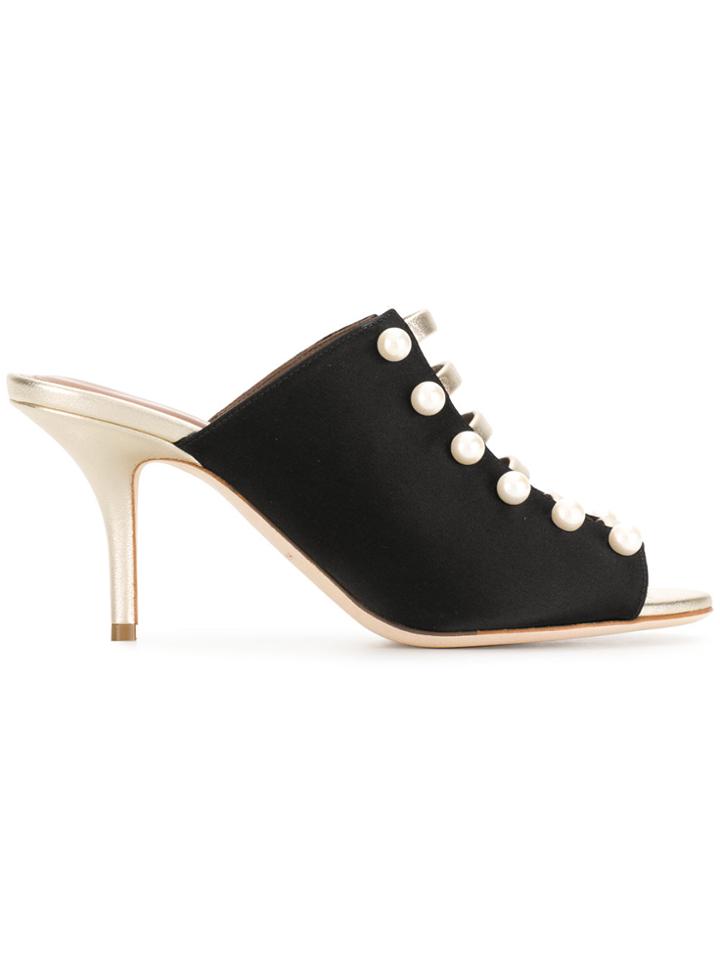 Malone Souliers Pearl Zada Mules - Black