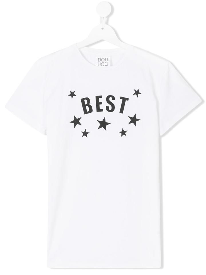 Douuod Kids Printed T-shirt - White