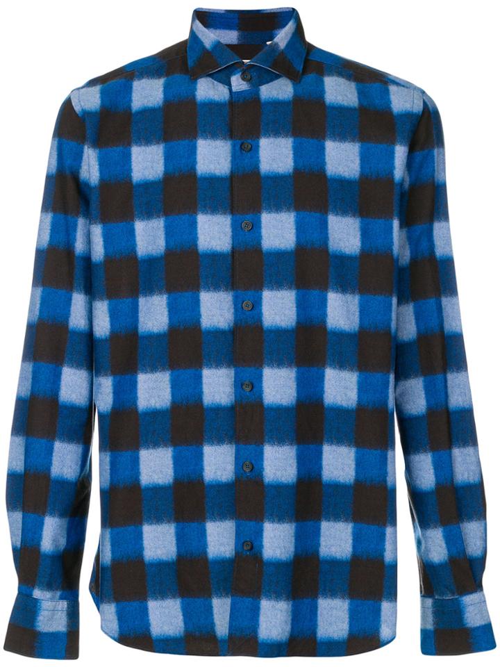 Xacus Checked Shirt - Blue