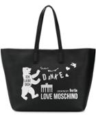 Love Moschino Berlin Printed Tote - Black
