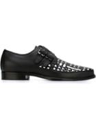 Lanvin Check Detail Loafers