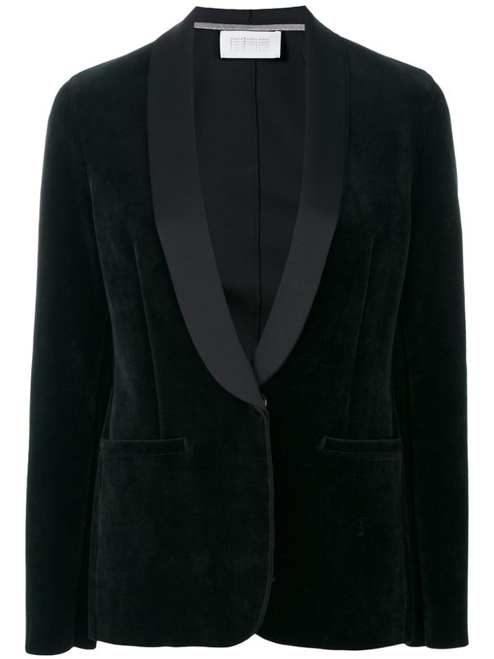 Harris Wharf London Velvet Blazer - Black