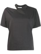 Zilver Slash Crew Neck T-shirt - Grey