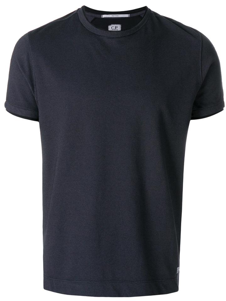 Cp Company Casual Fine Knit T-shirt - Black