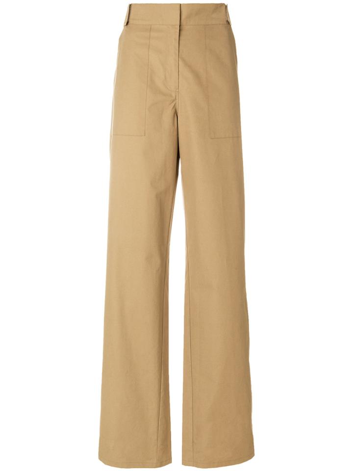 Ottolinger High-waisted Wide Leg Trousers - Nude & Neutrals