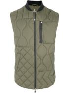 Save The Duck Quilted Waistcoat - Green