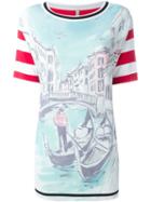 Antonio Marras Venice Motif Shortsleeved Knit Top