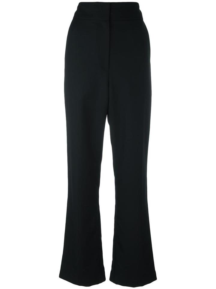 Loewe High-waisted Trousers, Women's, Size: 38, Black, Wool