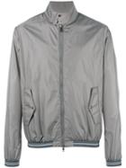 Moncler Lamy Bomber Jacket, Men's, Size: V, Grey, Polyamide