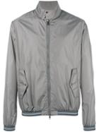Moncler Lamy Bomber Jacket, Men's, Size: V, Grey, Polyamide