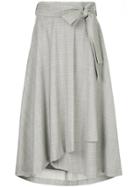 I'm Isola Marras Layered Floral-print And Mesh Skirt - Multicolour