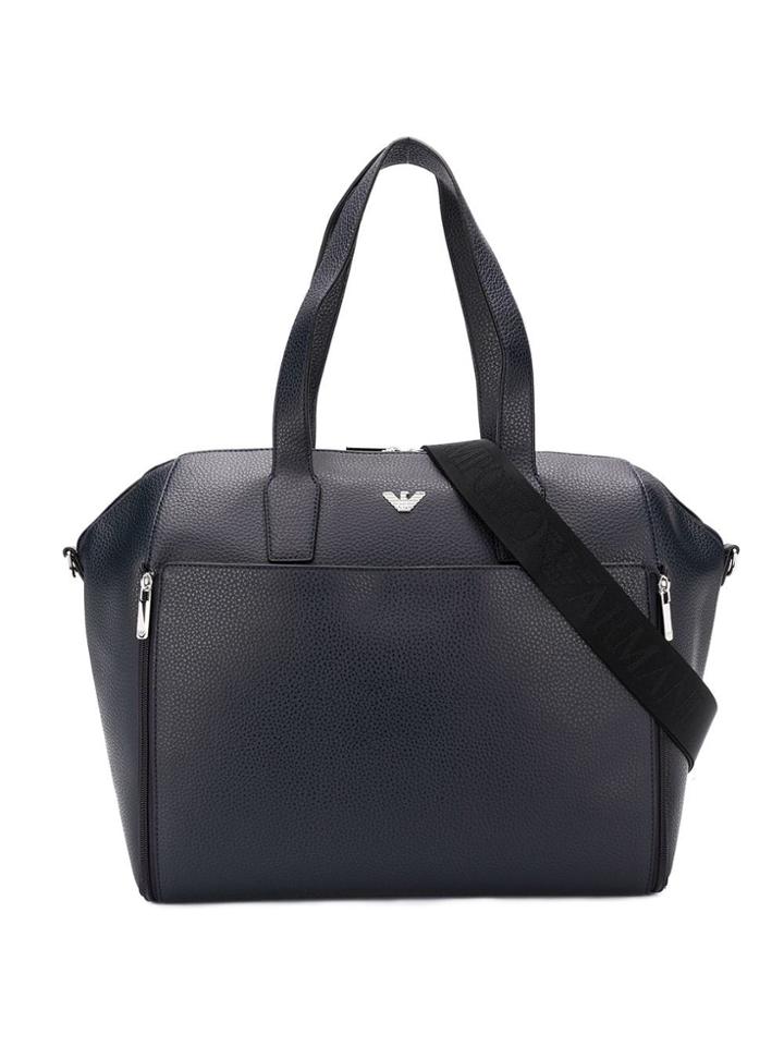 Emporio Armani Kids Logo Changing Bag - Blue