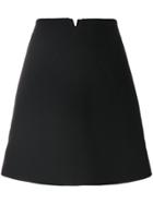 Courrèges A-line Mini Skirt - Black