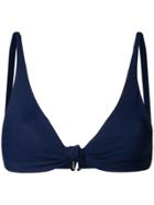 Tory Burch Twist Front Bikini Top - Blue