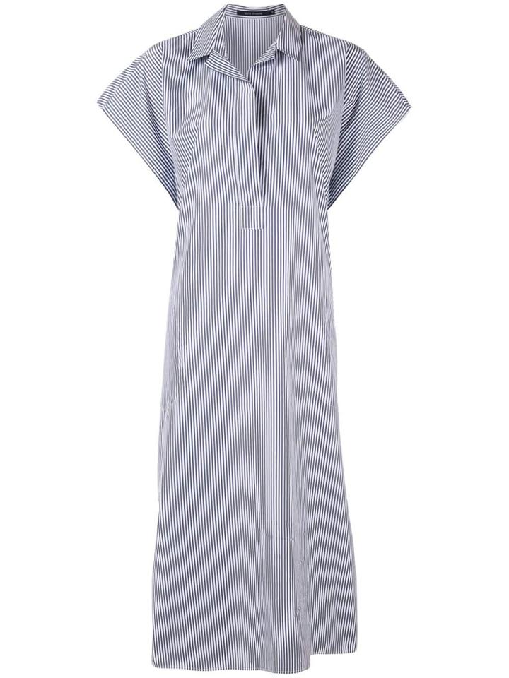 Sofie D'hoore Striped Shirt Dress - Blue