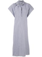 Sofie D'hoore Striped Shirt Dress - Blue