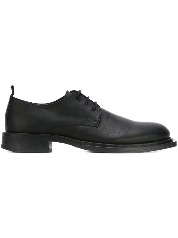 Ann Demeulemeester Rectangular Sole Derby Shoes