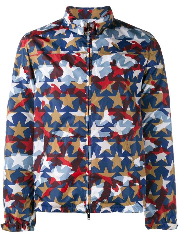 Valentino 'camustars' Sport Jacket, Men's, Size: 48, Polyamide/polyester