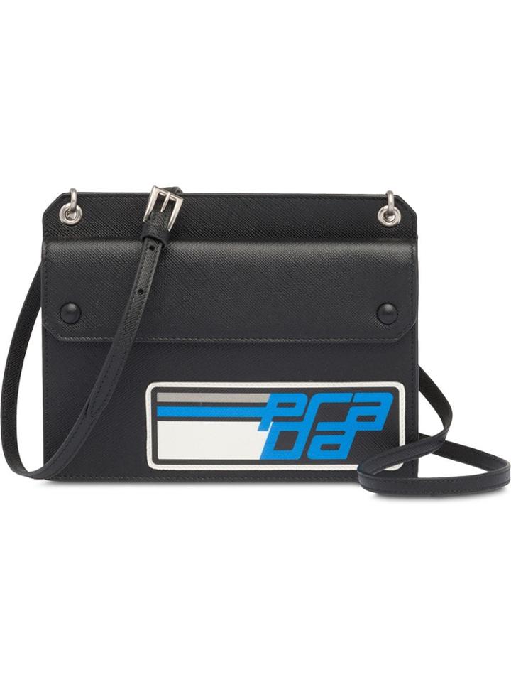 Prada Saffiano Leather Mini Bag - Black