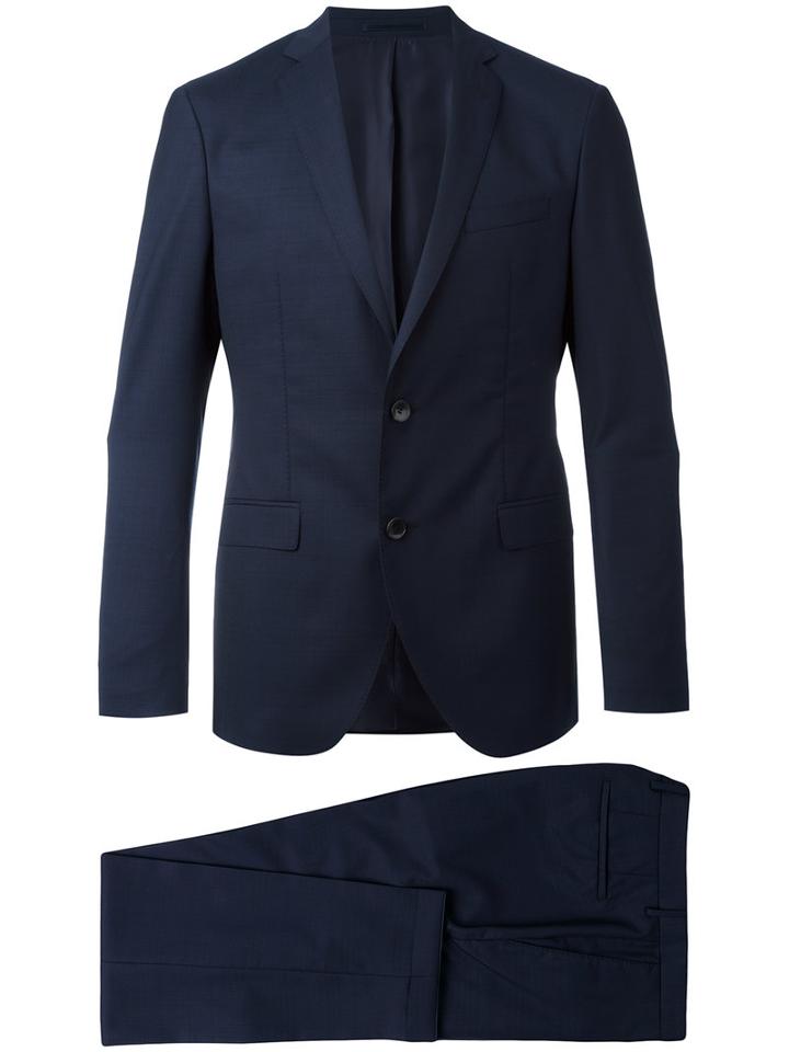 Boss Hugo Boss Formal Suit, Men's, Size: 48, Blue, Cupro/virgin Wool