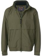 Woolrich High Neck Zipped Jacket - Green