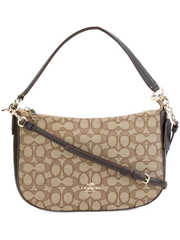 Coach Removable Strap Shoulder Bag, Women's, Nude/neutrals