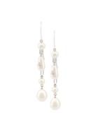 Vivienne Westwood 'jordan' Long Earrings - Grey