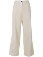 Incotex Casual Cropped Trousers - Nude & Neutrals