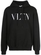 Doublet X Valentino Embroidered Logo Hoodie - Black