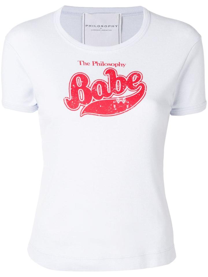 Philosophy Di Lorenzo Serafini Babe T-shirt - Blue