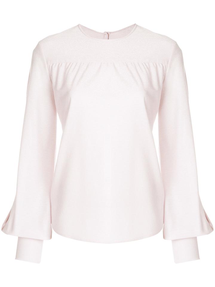 Golden Goose Deluxe Brand Flared-sleeve Fitted Sweater - Pink & Purple