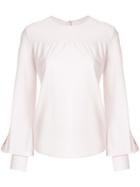 Golden Goose Deluxe Brand Flared-sleeve Fitted Sweater - Pink & Purple
