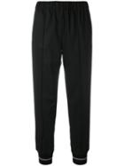Semicouture - Track Trousers - Women - Polyester/viscose/polyethylene-vinyl Acetate (peva) - 40, Women's, Black, Polyester/viscose/polyethylene-vinyl Acetate (peva)