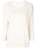 Snobby Sheep Stripe Knitted Top - Neutrals