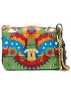 Valentino Micro 'b-rockstud' Shoulder Bag, Women's, Green