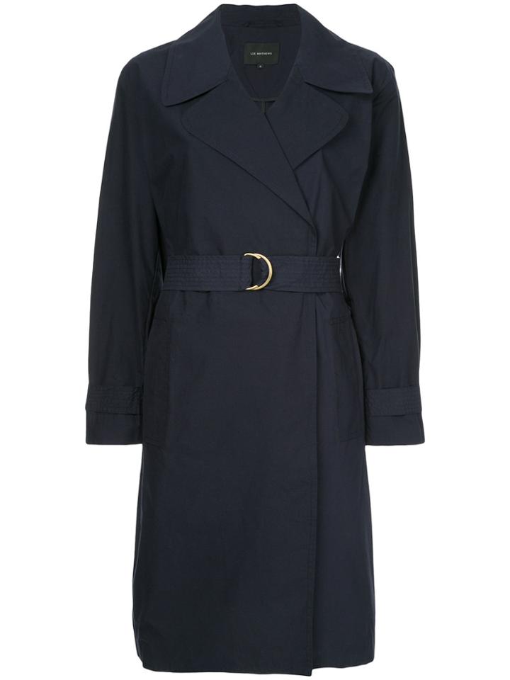 Lee Mathews Peyten Coat - Blue