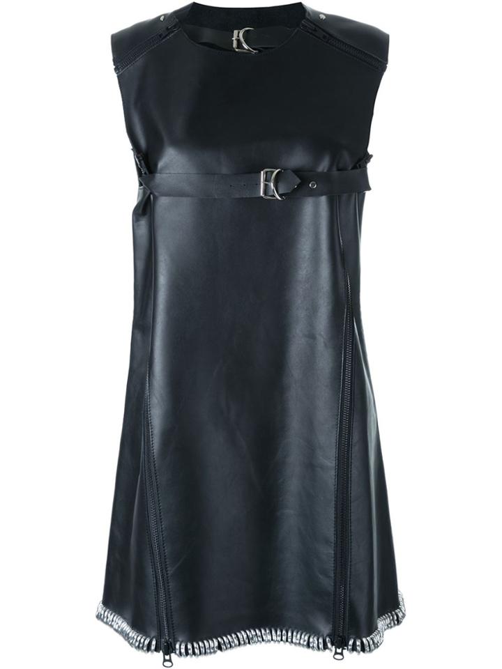 Ktz Leather Swing Dress - Black
