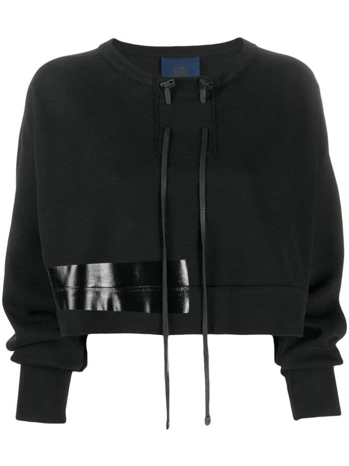 Ilaria Nistri Drawstring Knitted Top - Black