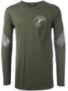 Stone Island Shadow Project Patch Pocket T-shirt, Men's, Size: Medium, Green, Cotton