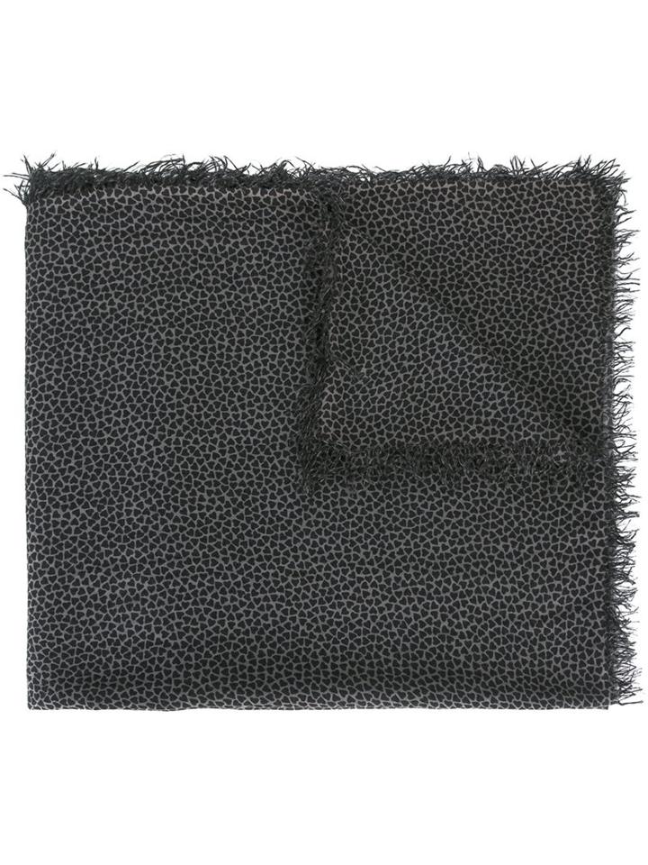 Ps By Paul Smith Heart Print Scarf, Men's, Black, Modal