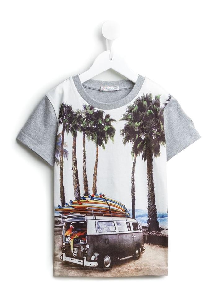 Moncler Kids Surf Print T-shirt