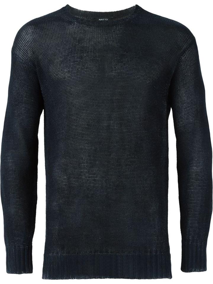 Avant Toi Distressed Sweater