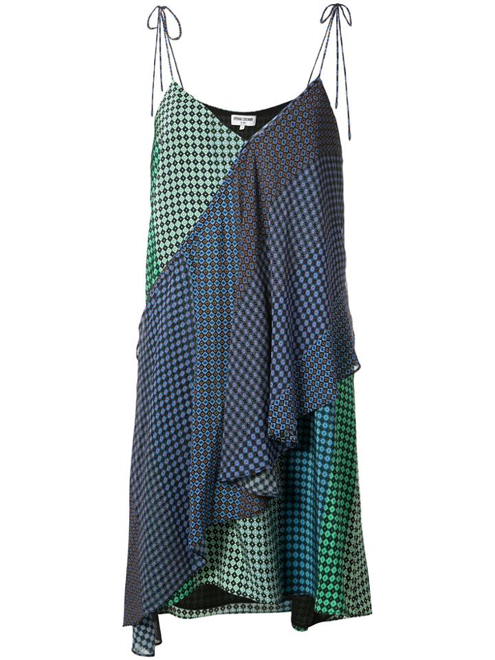 Opening Ceremony Foulard Wrap Dress - Blue