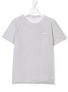Paolo Pecora Kids Teen Micro-printed T-shirt - White
